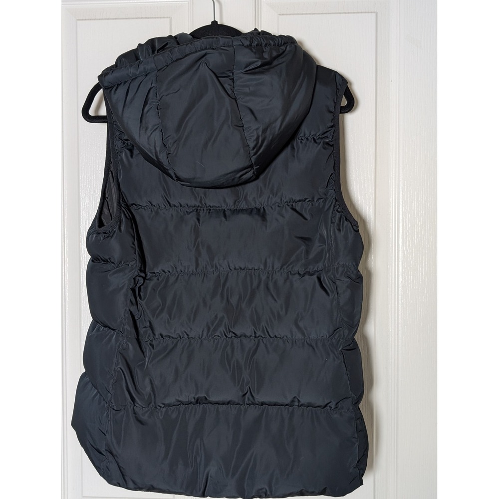 Fabletics Wander Puffer Vest Hooded Full Zip Sleeveless Black Womens Large - Picture 3 of 12
